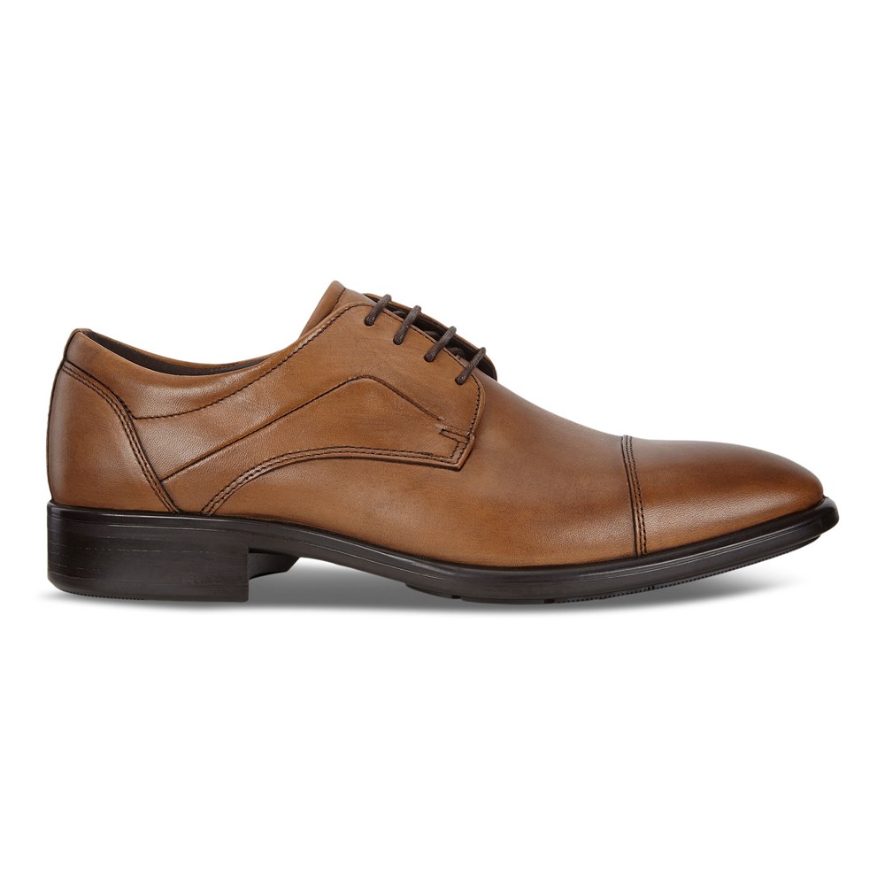 Zapatos Derby Hombre - ECCO Citytray - Marrom - DFO732965